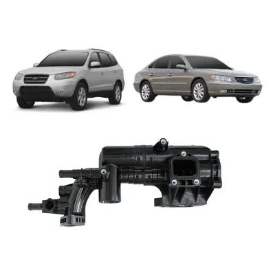 Carcaça Válvula Termostática Azera 3.3 Santa Fé 3.3 3.5 V6